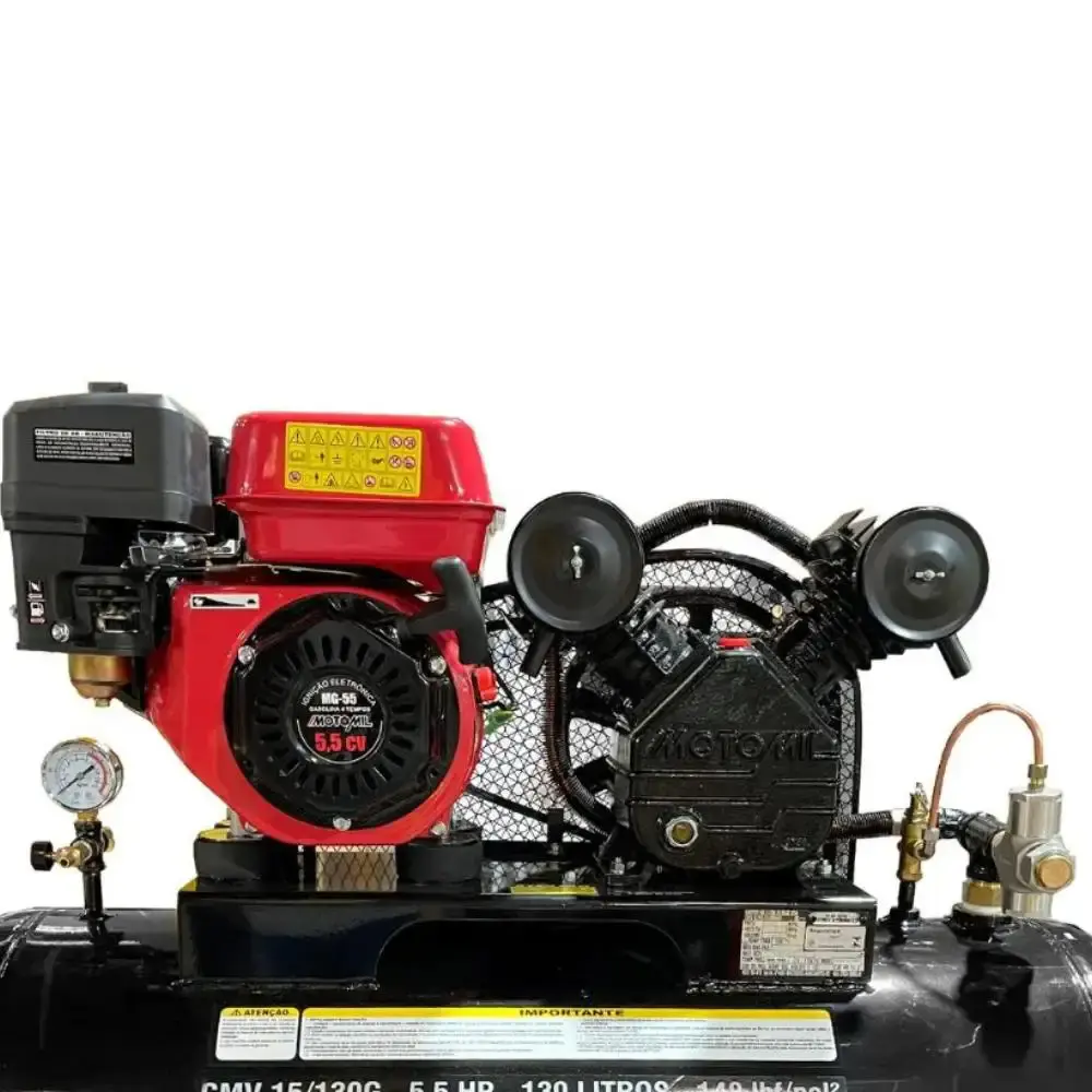 Compressor a gasolina 7HP 15 pés 130 litros CMV MotoMil — fotografia 5