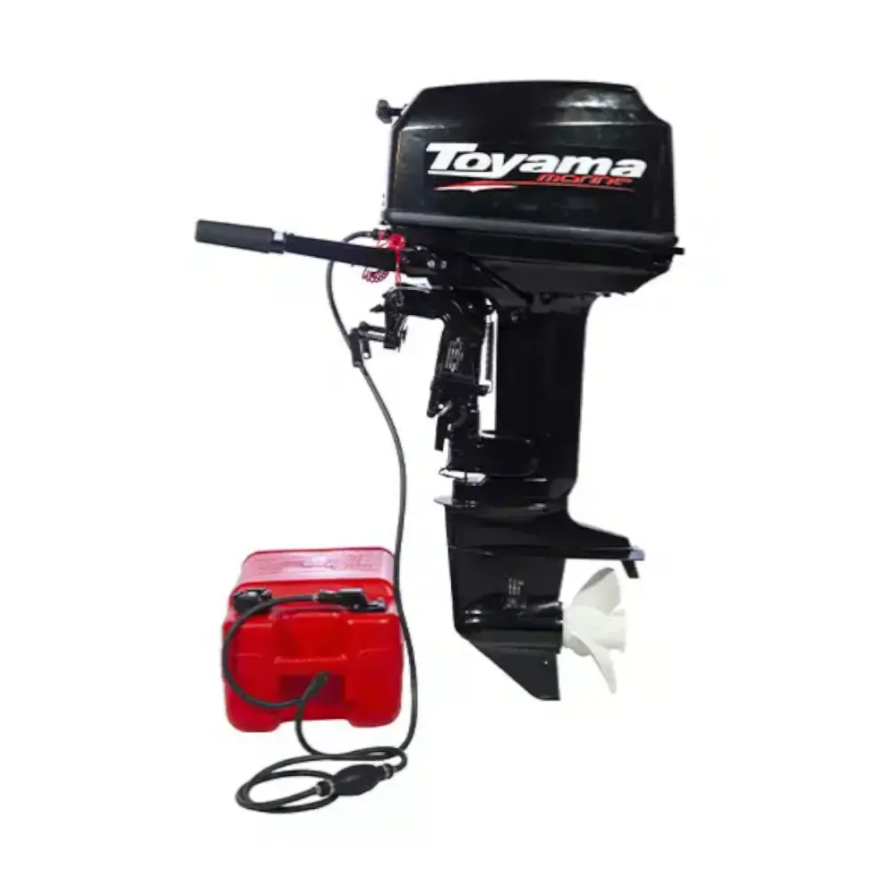 Motor de popa gasolina 25 HP 2 tempos rabeta curta TM25TS 750-004 Toyama — fotografia 5