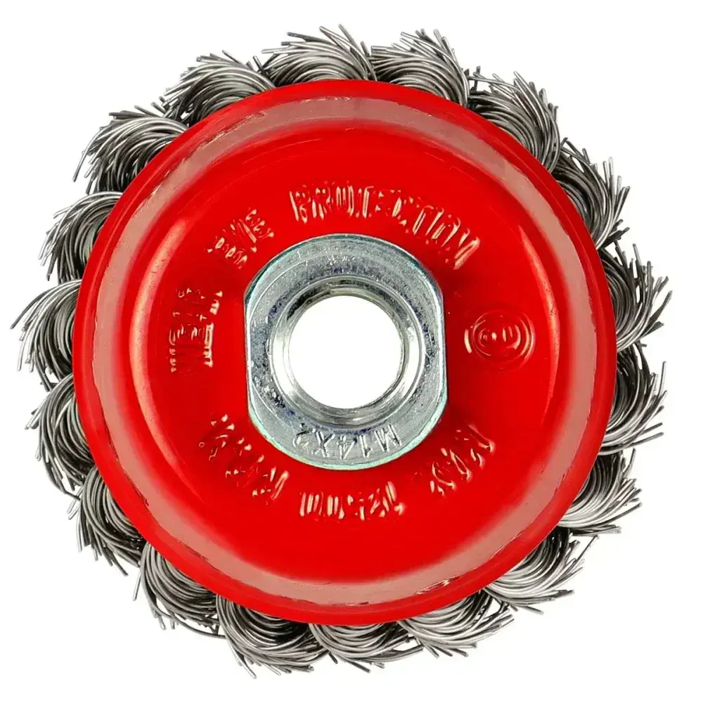 Escova copo em aço inox 3 76,20MM Worker — fotografia 8