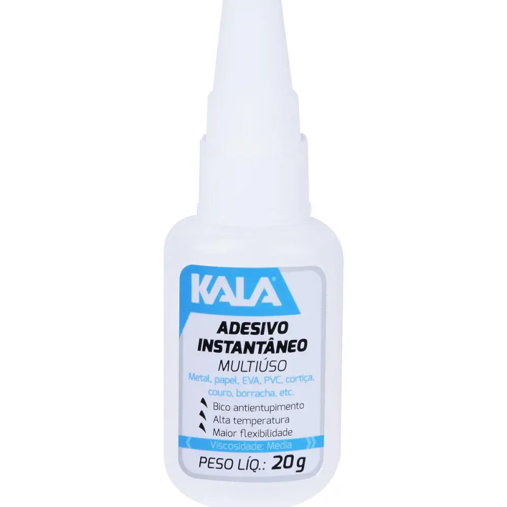 Adesivo instantâneo com bico antientupimento 20G Kala — fotografia de referência