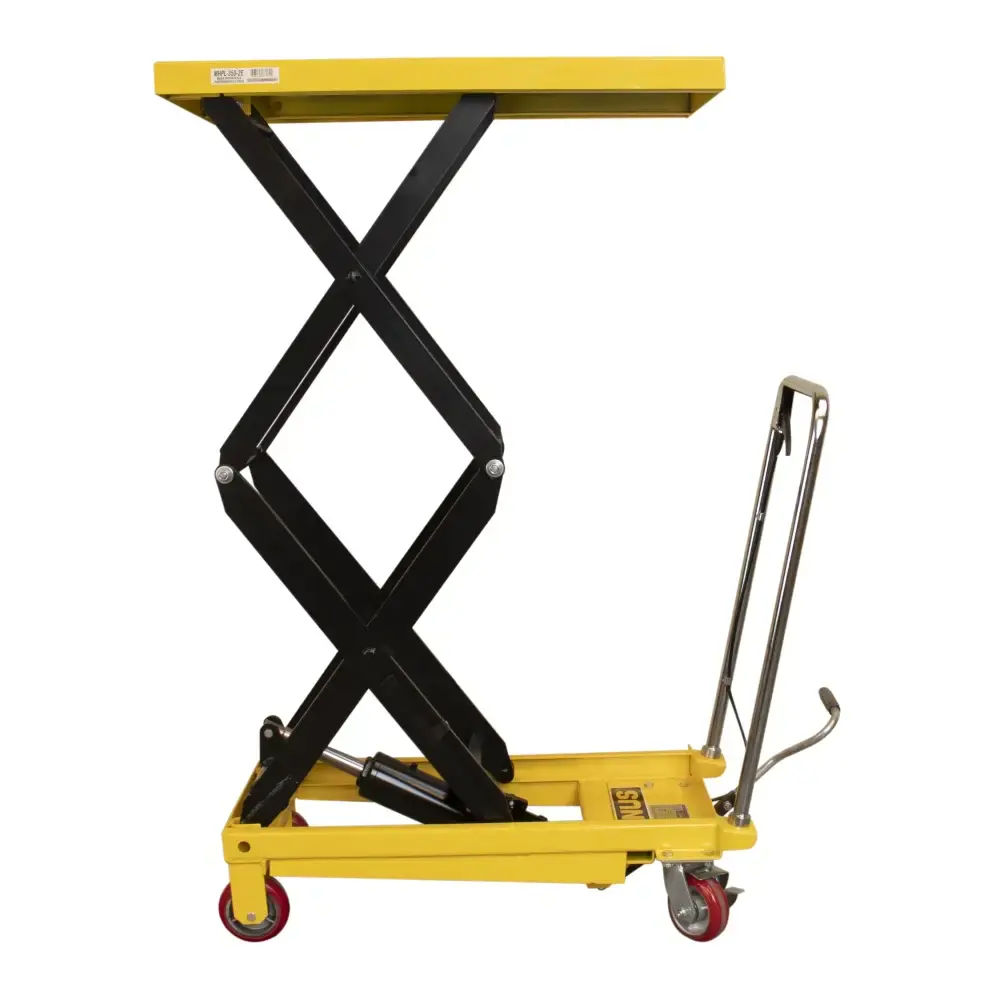 Mesa hidráulica pantográfica 350KG 2 estagios MHPL-350-2E 00000248.0 Lynus — fotografia 5