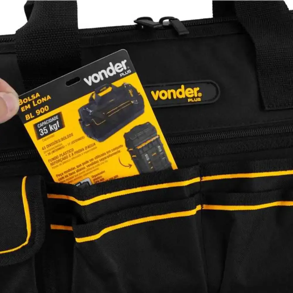 Bolsa em lona para ferramentas BL-900 Vonder — fotografia 10