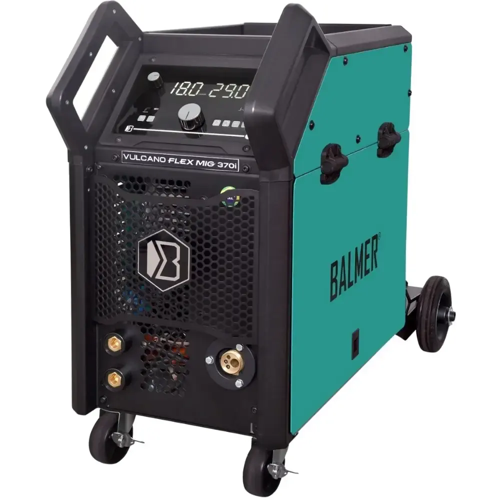 Solda inversora multiprocesso 300A vulcano flex MIG 370I trifásico Balmer
