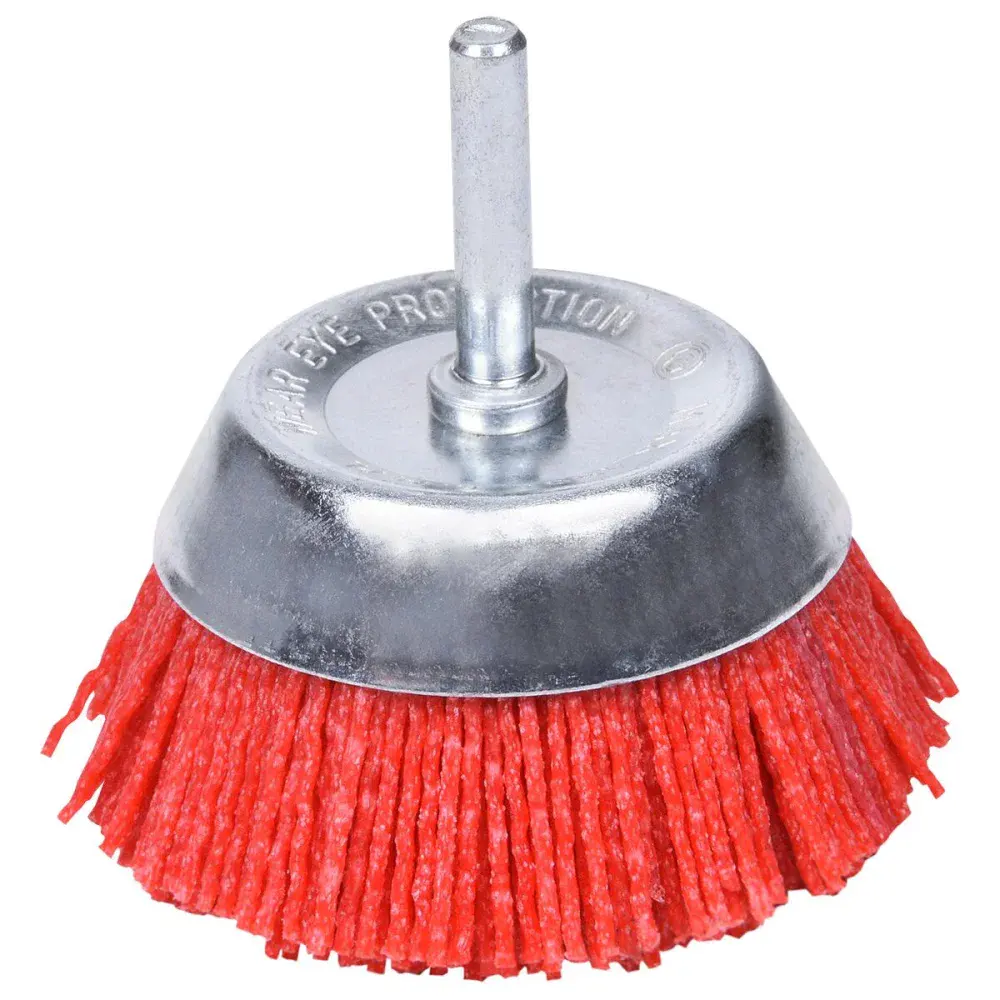Escova copo nylon 3 com haste Worker