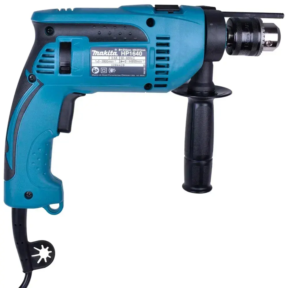 Furadeira de impacto HP1640 760W 13MM 127V Makita — fotografia 8