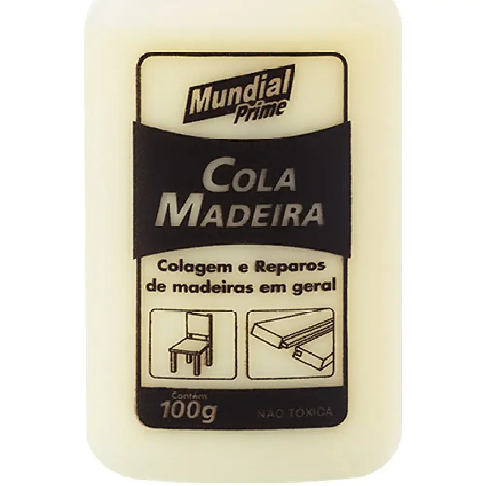 Cola para Madeira 100 g com 3 Unidades MUNDIAL PRIME — fotografia 4