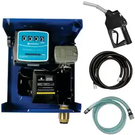 Bomba para óleo diesel 60L 230V com medidor e bico automático 9804 Bremen — fotografia 2