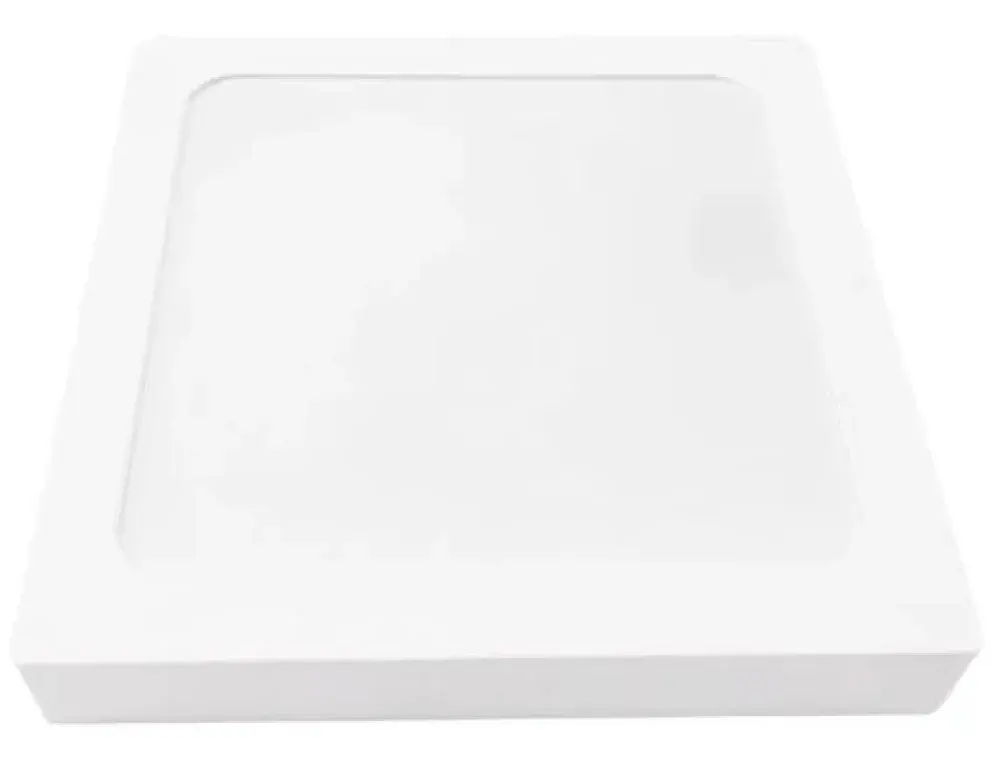 Painel de led com sensor de presença quadrado 18W 6500K Ourolux — fotografia 3