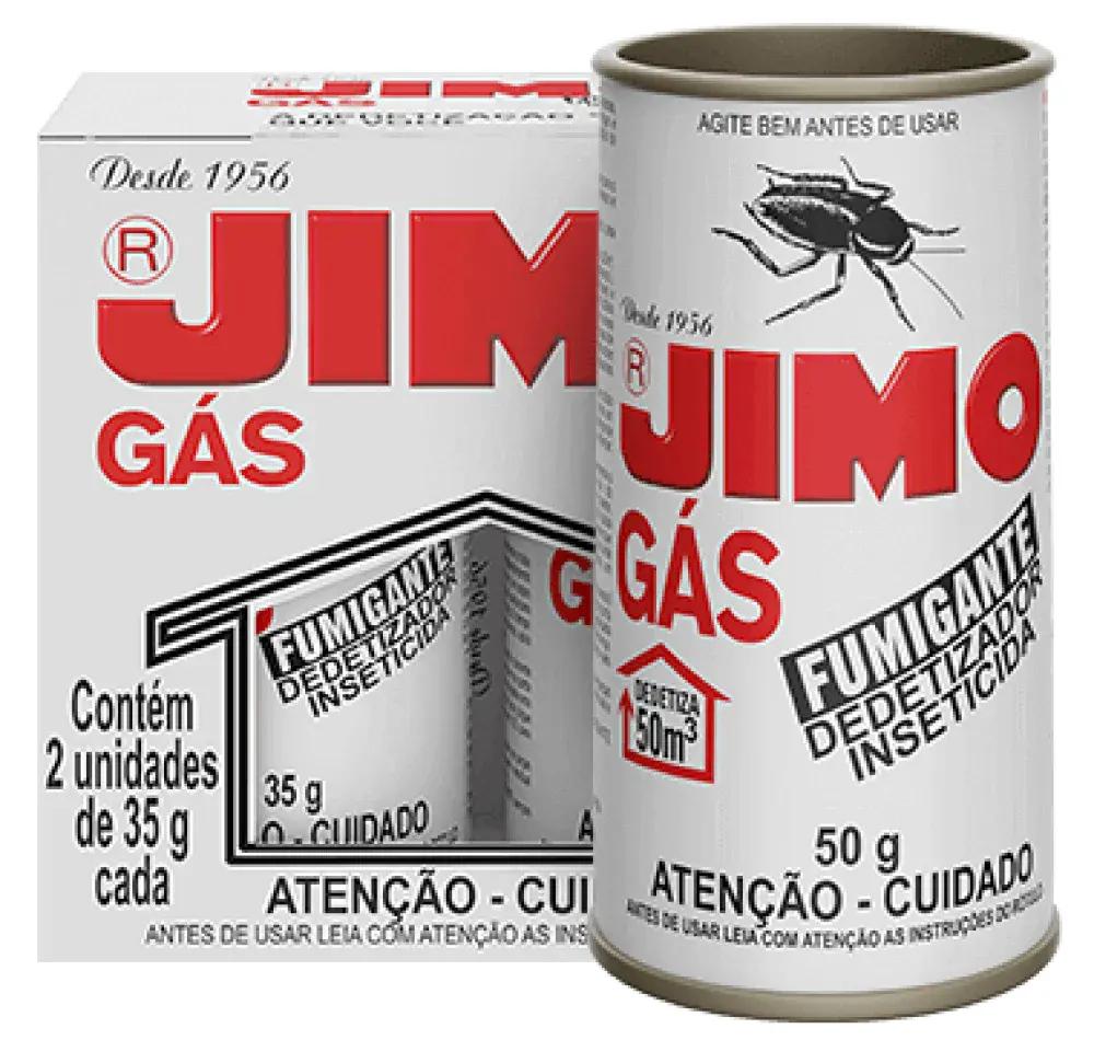Fumigante detetizador inseticida 2 unidades jimo Jimo Quimica — fotografia 3