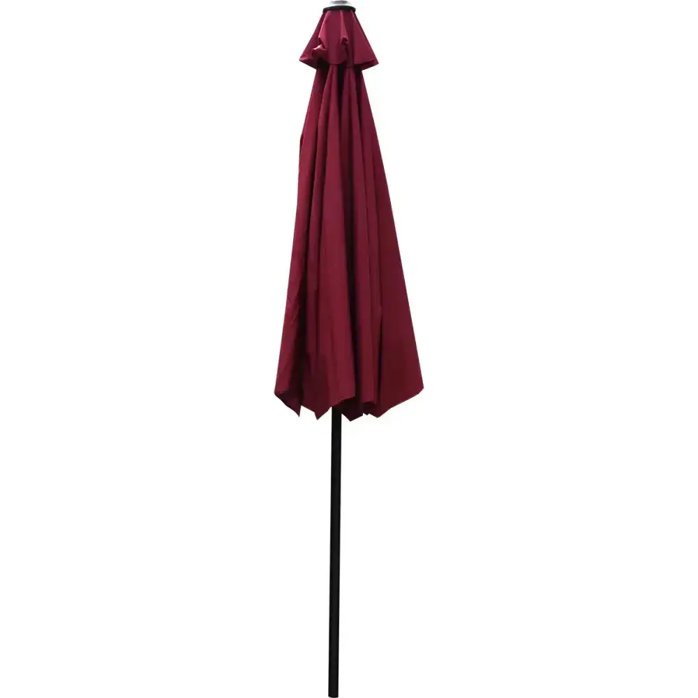 Ombrelone vertical aço 2,7M vermelho Kala — fotografia 5