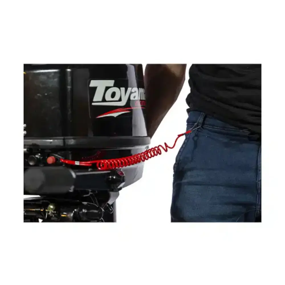 Motor de popa gasolina 25 HP 2 tempos rabeta curta TM25TS 750-004 Toyama — fotografia 10