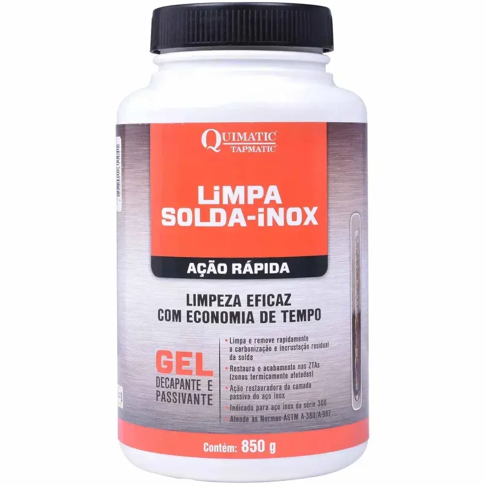 Limpa solda-inox ação rápida 850G LT1 quimatic Quimatic Tapmatic — fotografia 6