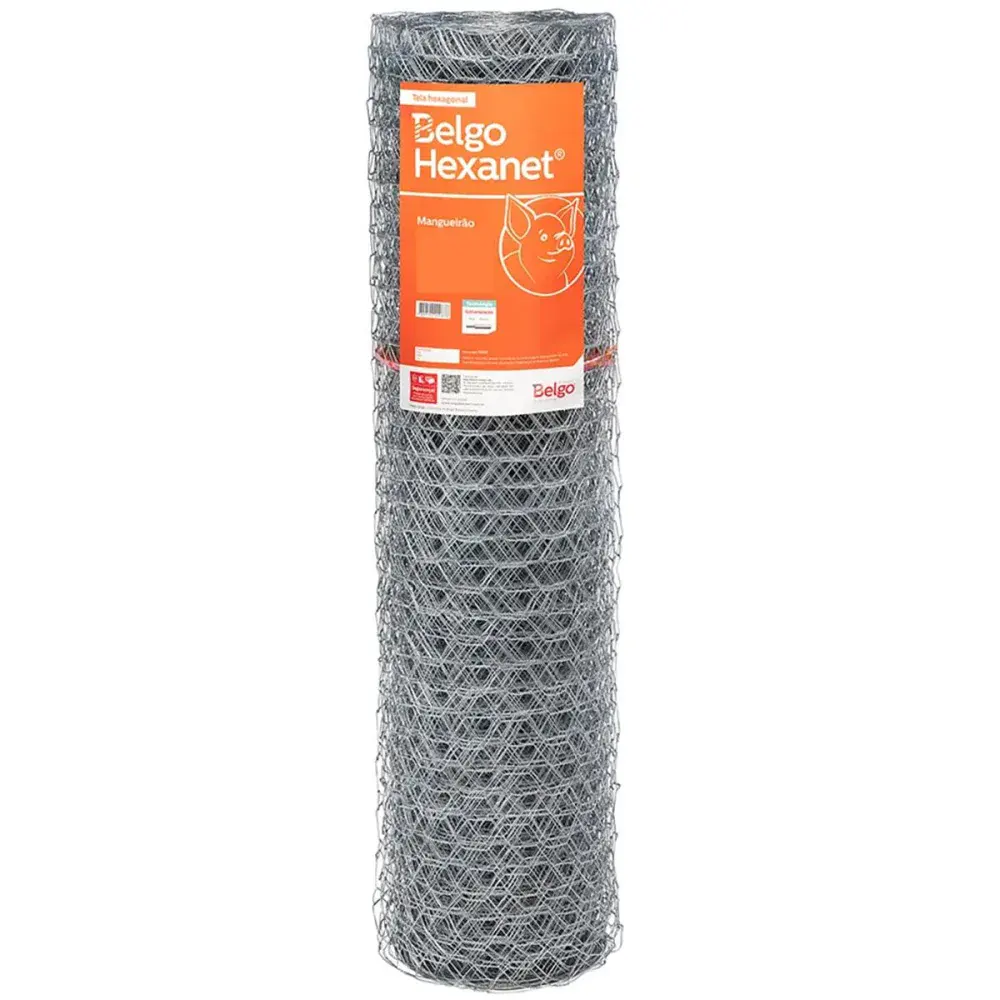 Tela mangueirão galvanizada 3X16 1,80X50M Belgo