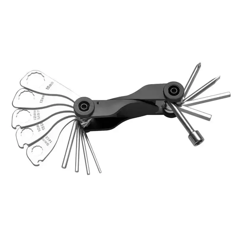 Kit de ferramentas para ciclistas bike bicicletas com 17 peças Tramontina — fotografia de referência