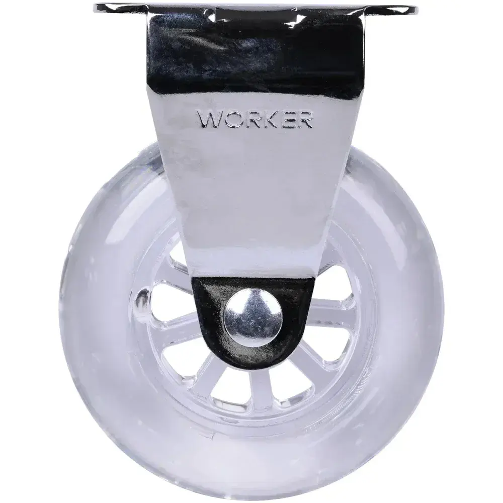 Rodizio de gel 75MM fixo cristal Worker — fotografia 6