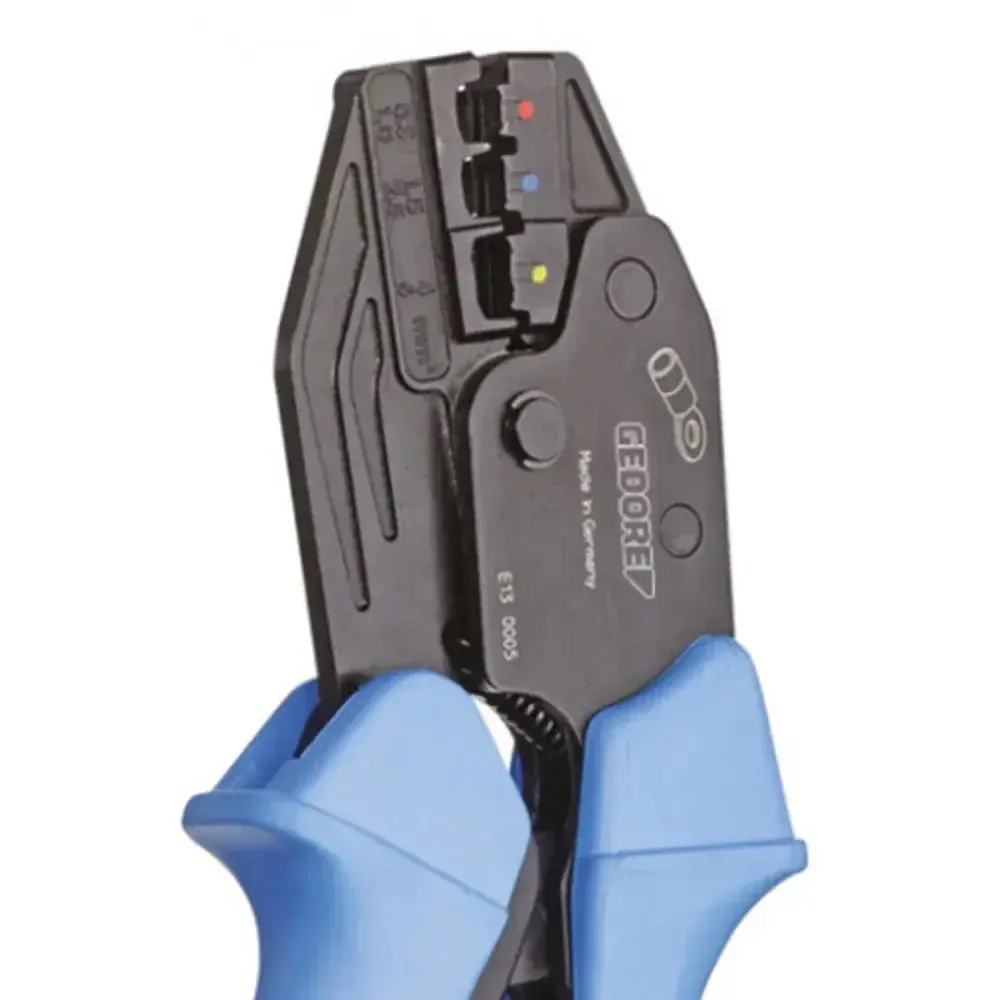 Alicate crimpador para terminais isolados 220MM Gedore — fotografia 4