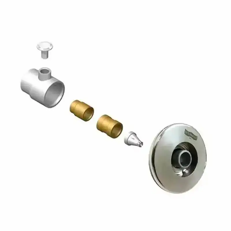 Dispositivo de hidromassagem em aço inox para piscinas kit 2 peças Sodramar — fotografia 3