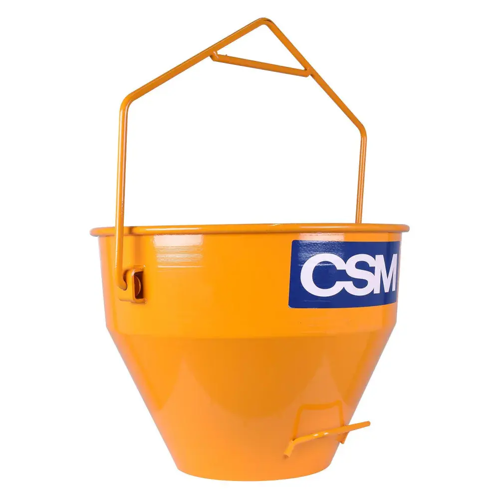 Caçamba para guinchos amarela com tripé 50L CSM — fotografia 3