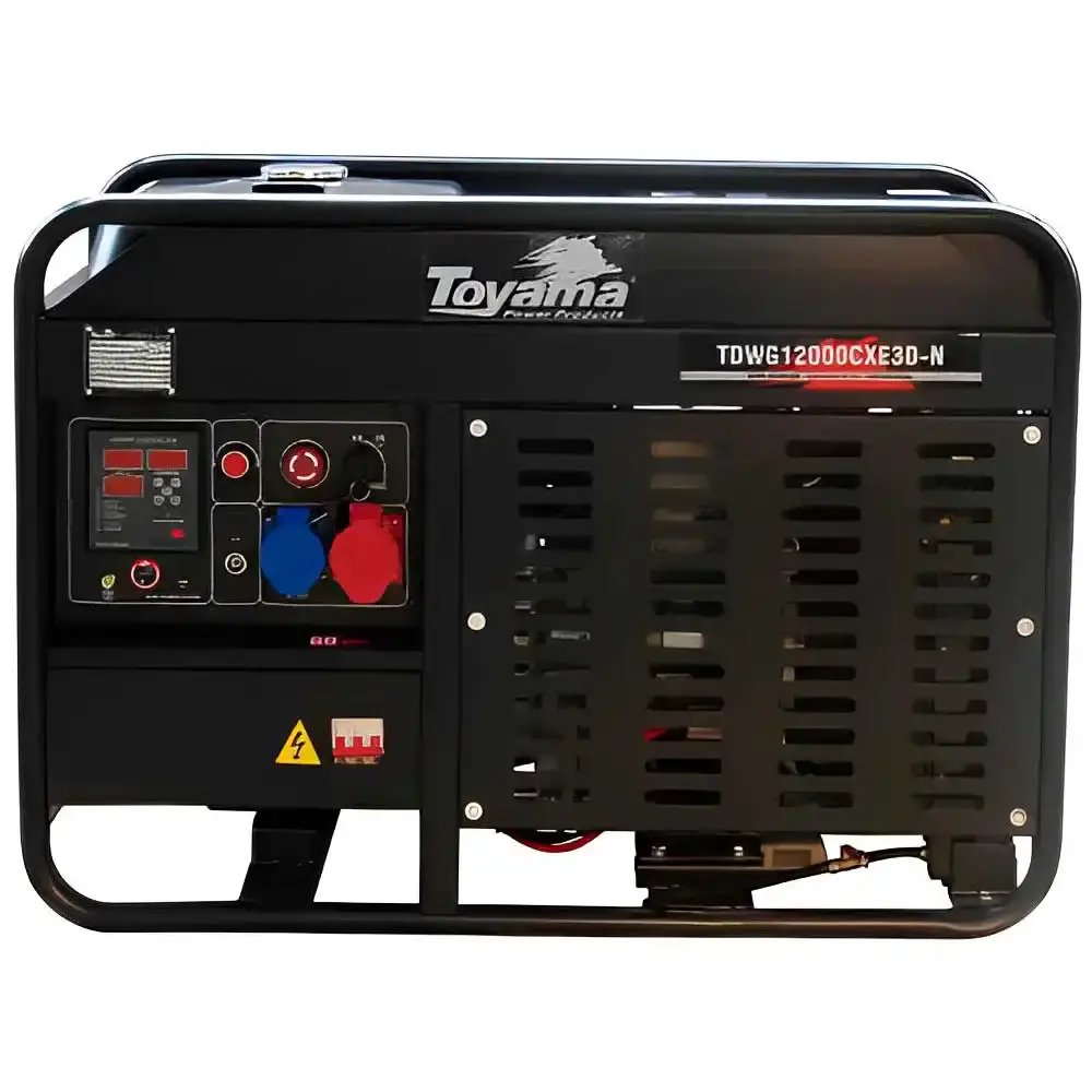 Gerador diesel 12.5KVA partida elétrica trifásico TDWG12000CXE3D-N Toyama — fotografia de referência