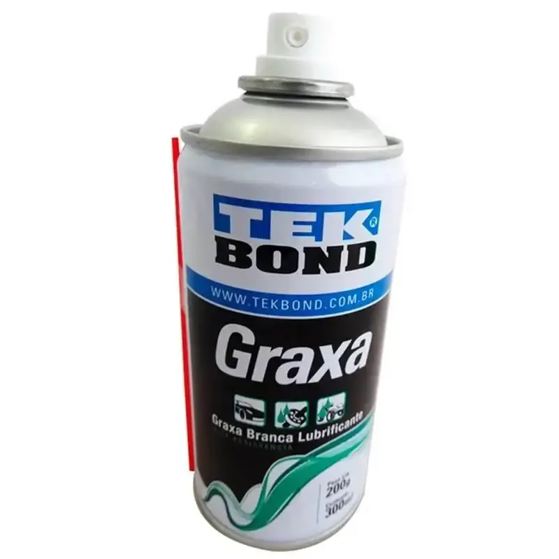 Graxa branca lubrificante spray 300 ML 21531000487 Tekbond — fotografia 2