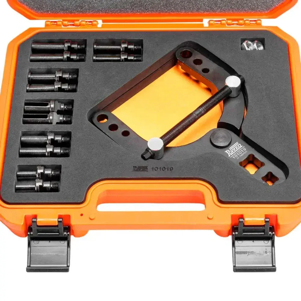 Kit ferramenta para travar polias 6 ace 15 peç Raven — fotografia 5