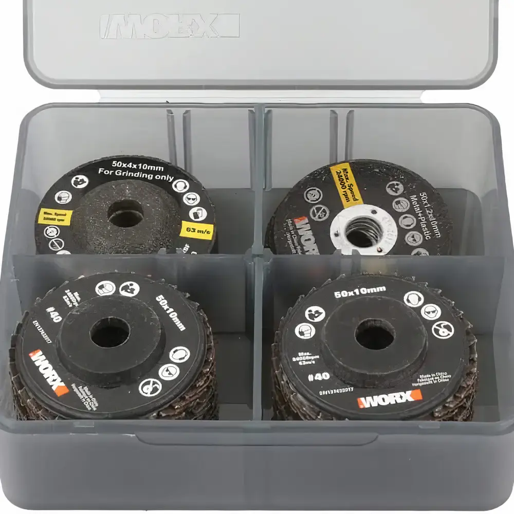 Kit mini discos de lixa abrasivos e de corte WA7213 Worx — fotografia 4