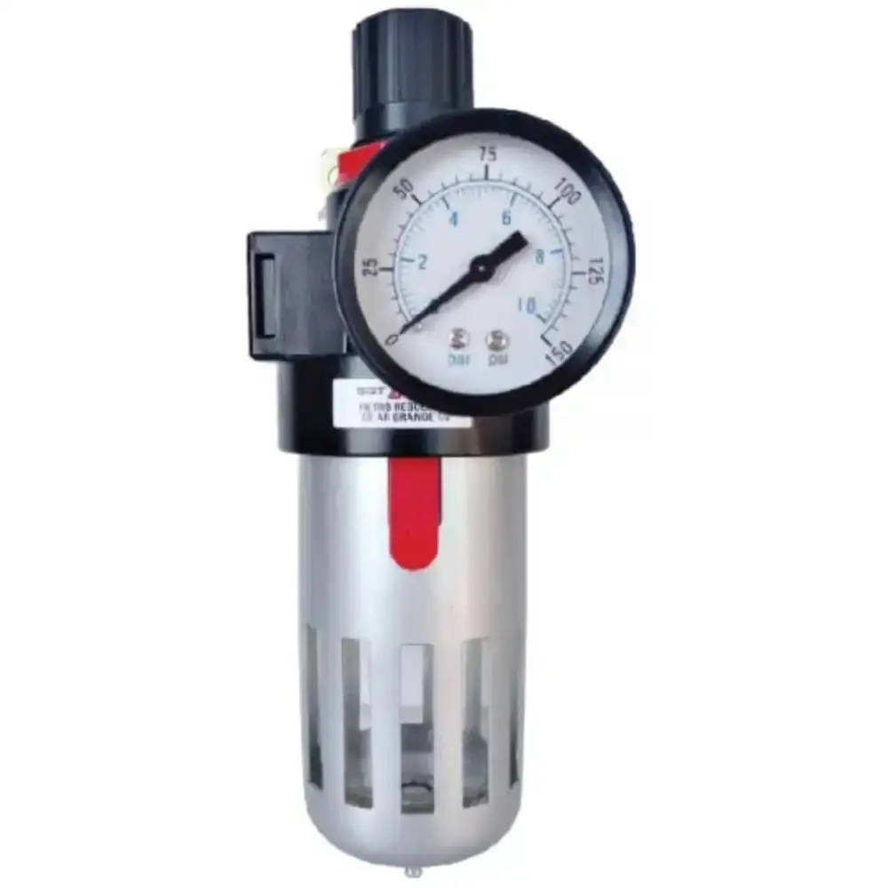 Filtro regulador de ar 1/2 POL com manômetro FR-01 SGT