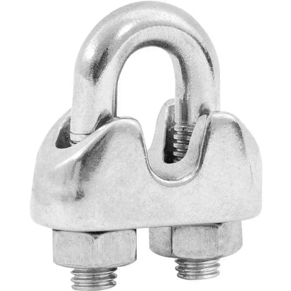 Grampo cabo de aço 3/16 inox Acerosid — fotografia de referência