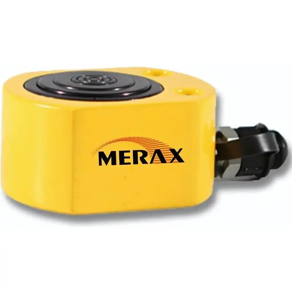 Cilindro hidráulico telescópico 100 toneladas MHY100 Merax — fotografia de referência