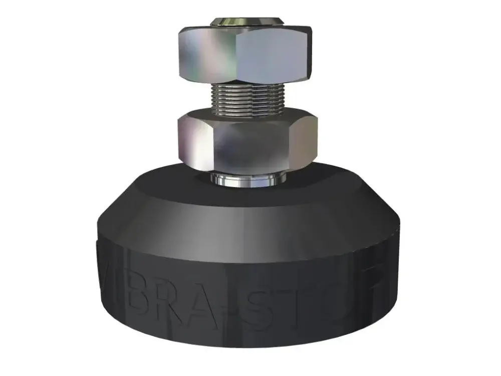 Amortecedor de borracha 1/4” V.S.01 vibra stop