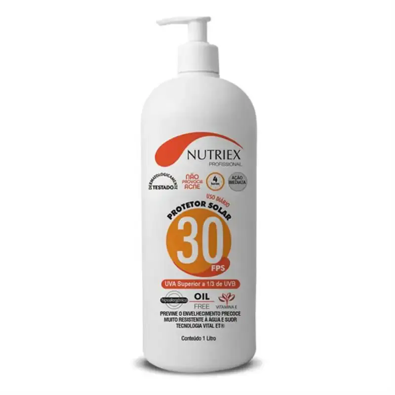 Protetor solar FPS 30 1.0 litro bombona Nutriex