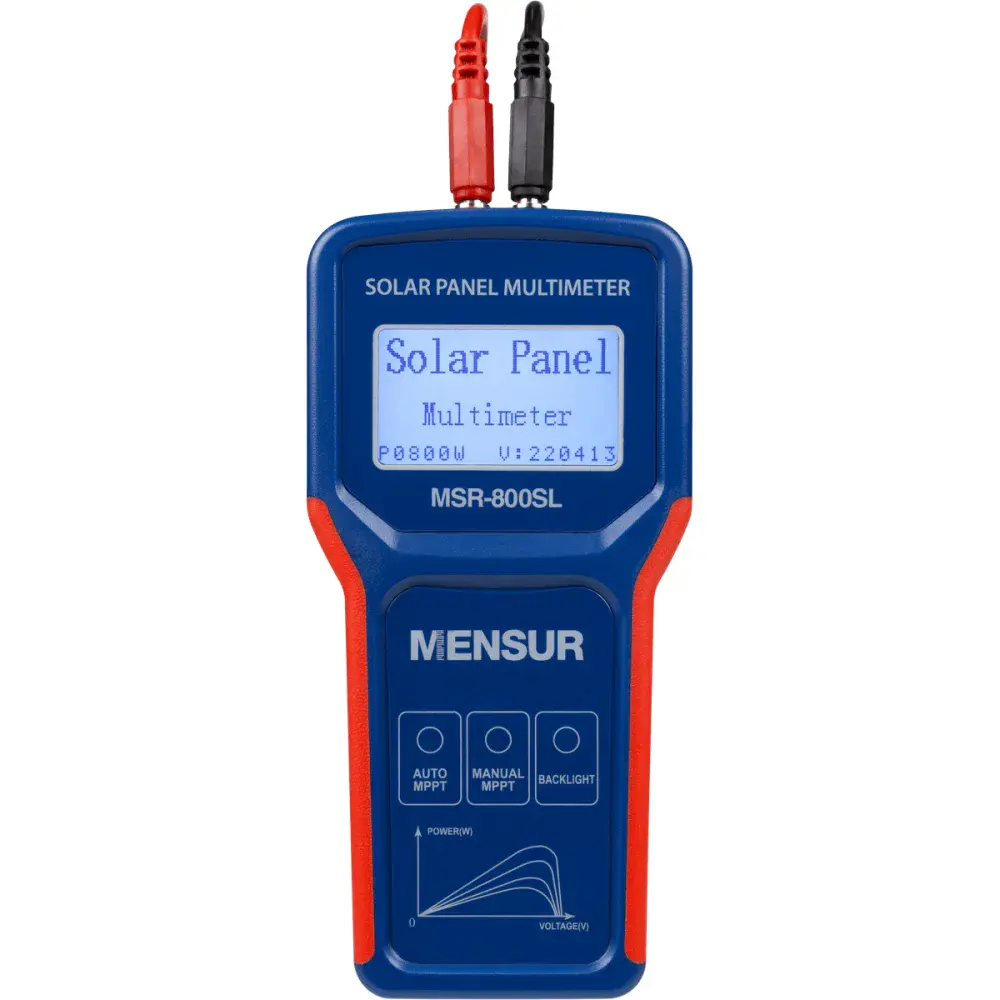 Multímetro digital profissional solar MSR-800SL Mensur