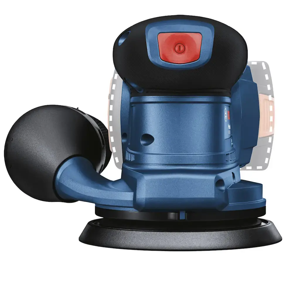 Lixadeira roto orbital à bateria 18V GEX 185-LI sem bateria e sem carregador Bosch — fotografia 3