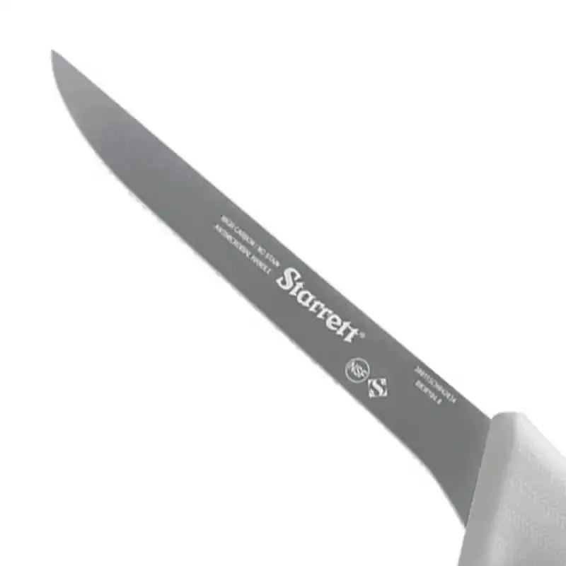Faca para desossar lâmina reta estreita 15 CM 6 POL branca KBKW104-6 Starrett — fotografia 3