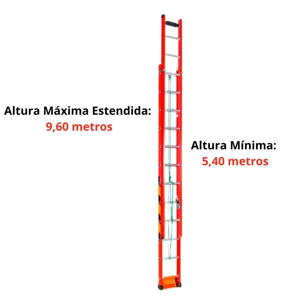 Escada de Fibra de Vidro 26 Degraus 5.40 x 9.60 Metros EF5.4 FIBERMAX — fotografia 5