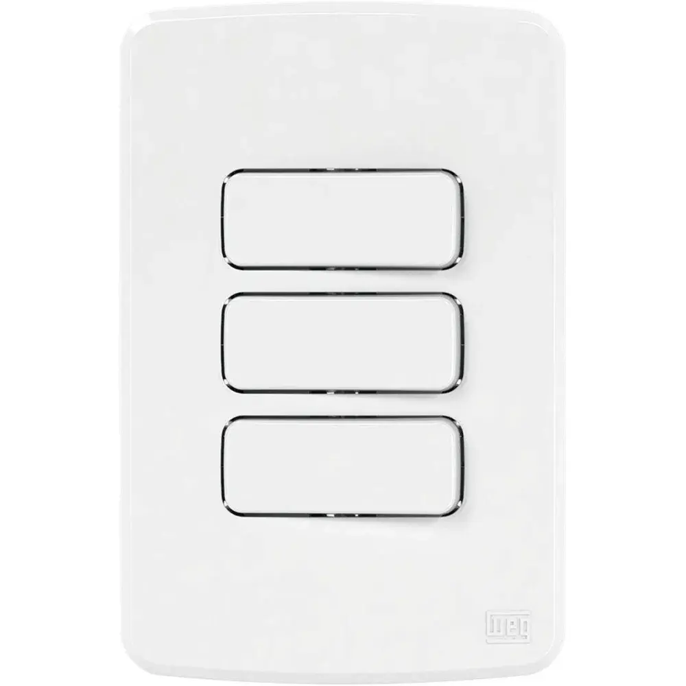 Interruptor 3TS linha composé 4X2 branco 10A da WEG
