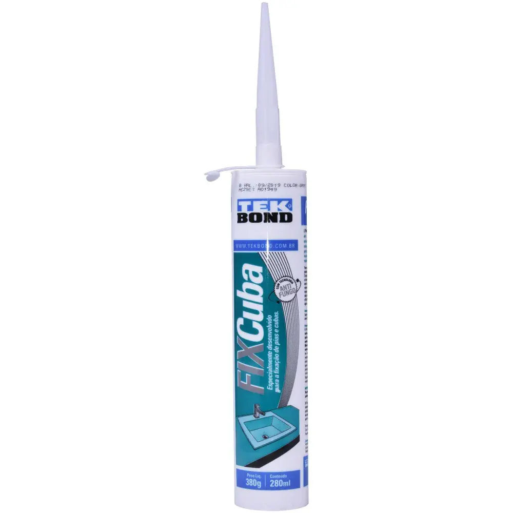 Adesivo para cuba fix 380G Tekbond — fotografia de referência