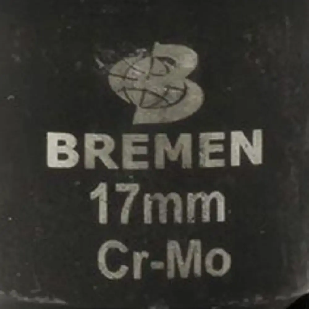 Soquete de Impacto Encaixe 1/2POL x 17mm Longo 9143 BREMEN — fotografia 4