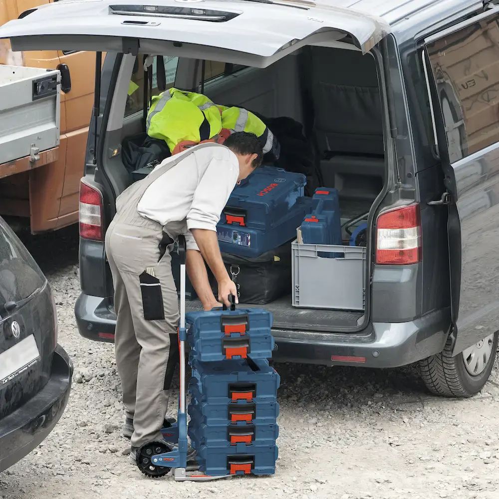 Carrinho para transporte de maletas l-boxx Bosch — fotografia 6