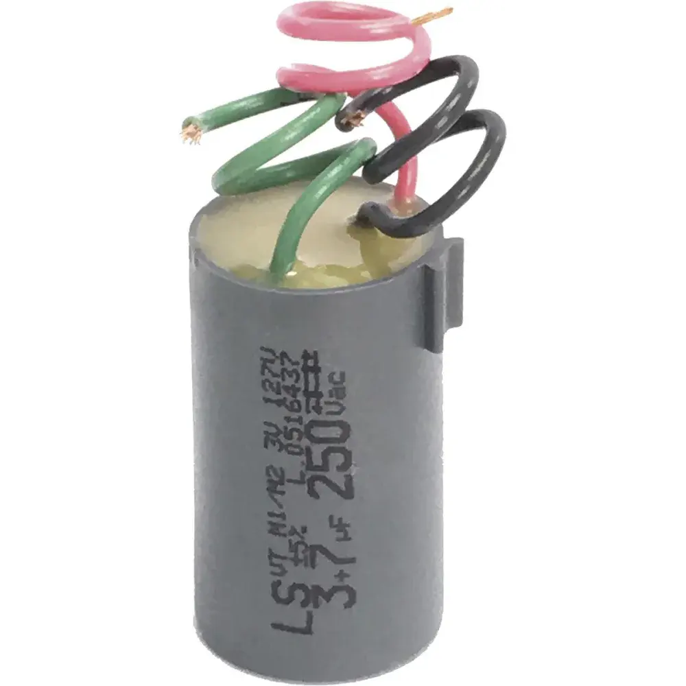 Capacitor 3 fios 250 vac 4+6 uf 10 peç Liege — fotografia de referência