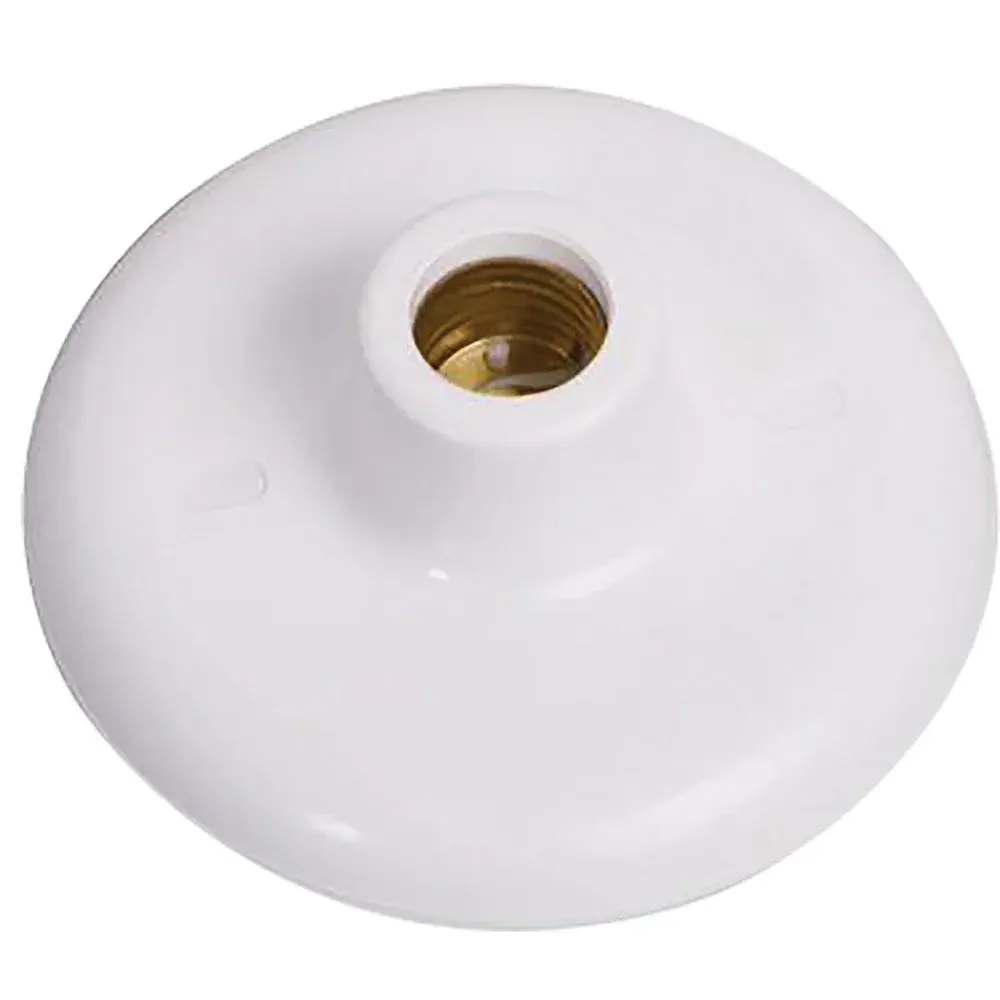 Plafonier nylon Ilumi E27 1X60W br — fotografia de referência