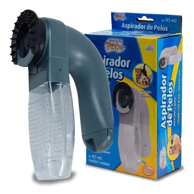 Aspirador de pelos pet portátil para cães e gatos PET-442 Western — fotografia de referência