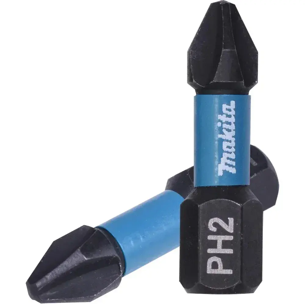 Ponta bits phillips PH2-52MM impacto B-63616 Makita - 2 peç — fotografia 7