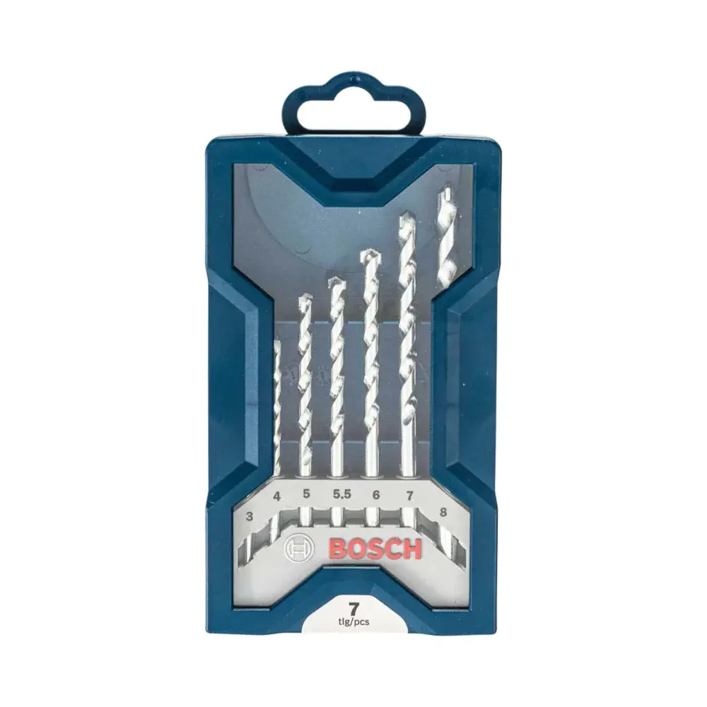 Jogo de brocas para concreto mini x-line 3-8MM com 7 peç Bosch — fotografia 9