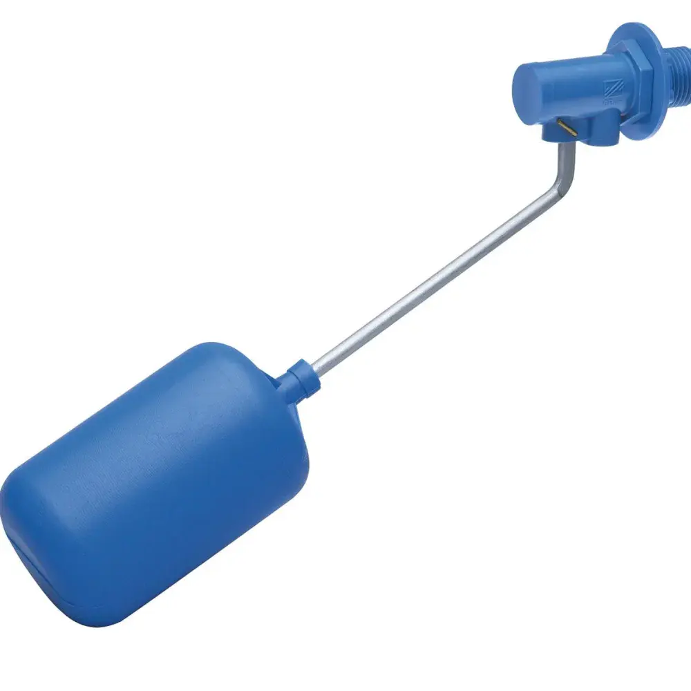 Torneira de boia para caixa de descarga tubular 1/2 azul Liege — fotografia de referência