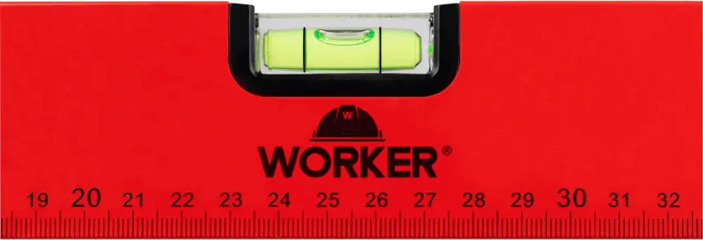 Nível alumínio tipo box 20 500MM 3 bolhas da Worker — fotografia 3
