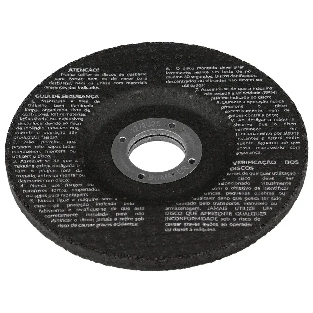 Disco de desbaste 4.5 x 6,40MM 11 peç Bumafer — fotografia 10