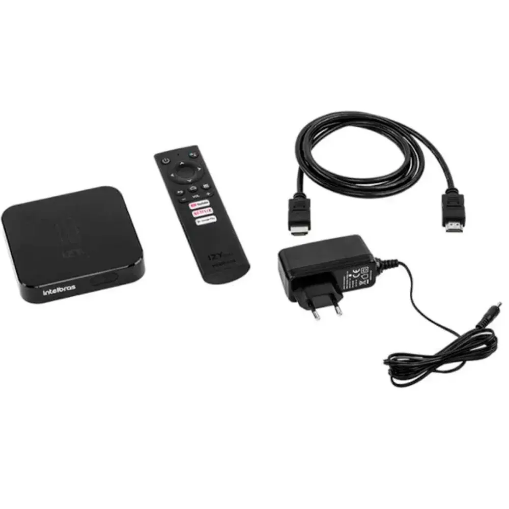 Smart box tv izy play android tv 9.0 intelbras Acampar — fotografia 2