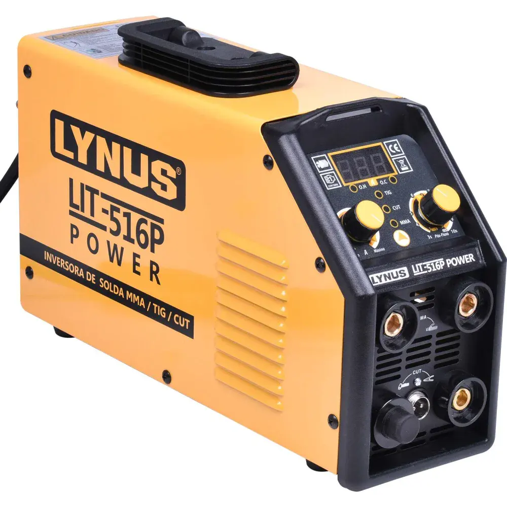 Inversor de solda multi-processos LIT-516P power 220V Lynus — fotografia 4