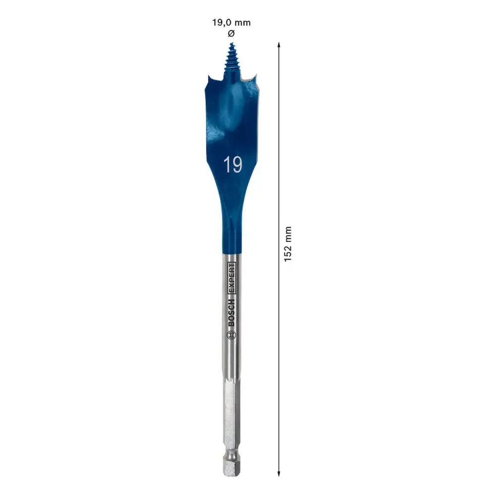 Broca para madeira Bosch EXPERT Self Cut Speed 19 x 152mm — fotografia 3